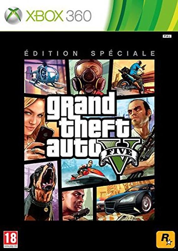 Grand Theft Auto V [Special Edition inkl. Steelbook-Artwork ,2 Disc,Landkarte, Internationale Version] Xbox 360