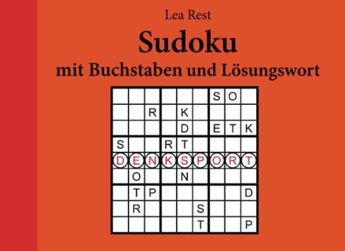 Sudoku mit Buchstaben und Lösungswort