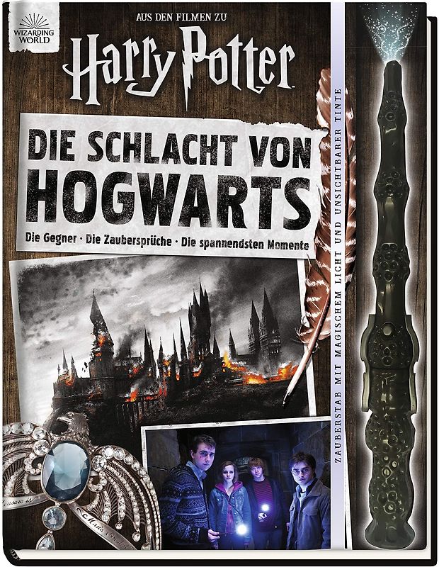 Aus den Filmen zu Harry Potter: Die Schlacht von Hogwarts: Die Gegner - Die Zaubersprüche - Die spannendsten Momente
