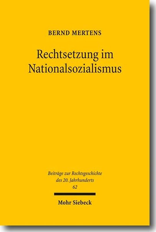 Rechtsetzung im Nationalsozialismus