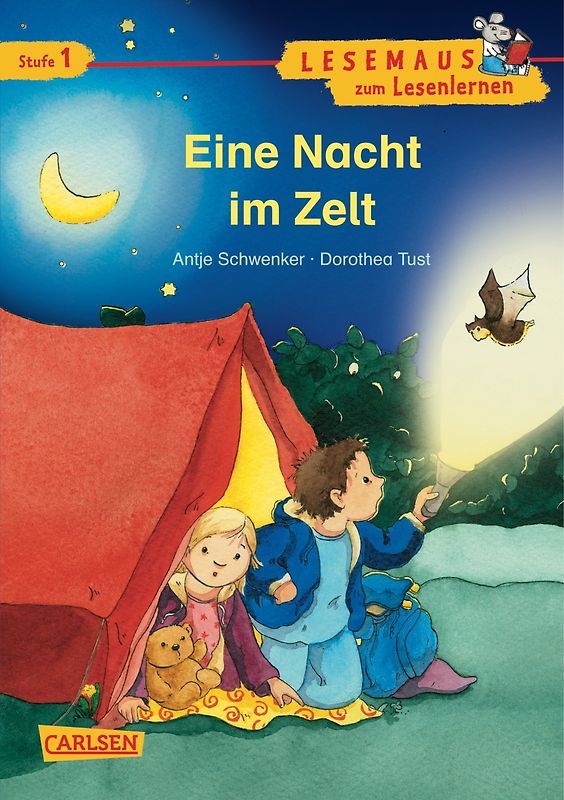 LESEMAUS zum Lesenlernen Stufe 1: Eine Nacht im Zelt