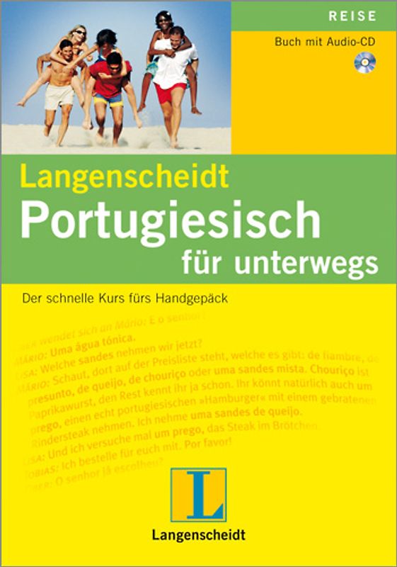 Langenscheidt Portugiesisch für unterwegs - Audio-CD mit Begleitheft. Der schnelle Kurs fürs Handgepäck