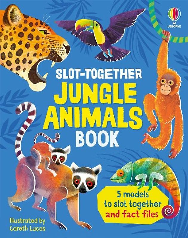 Slot-Together Jungle Animals Book