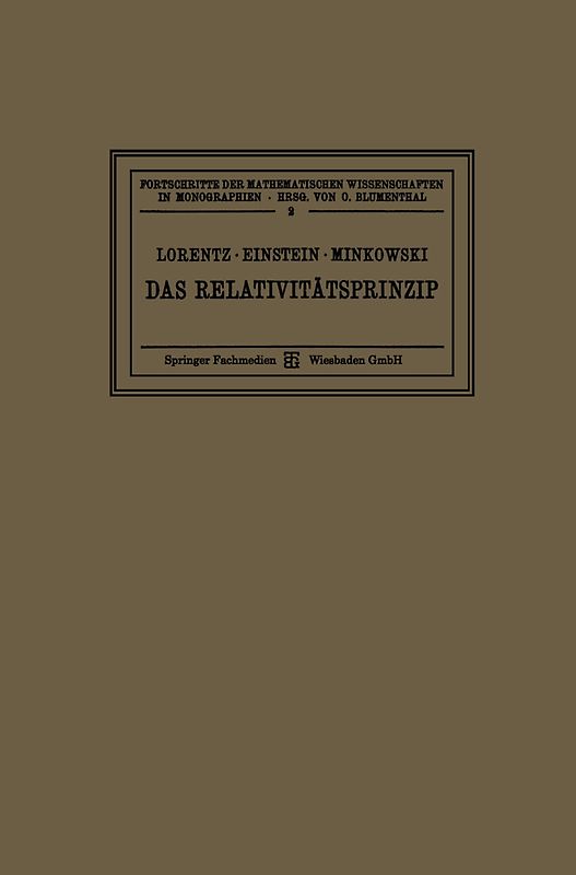 Das Relativitätsprinzip