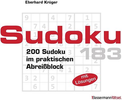 Sudoku Block 183 (5 Exemplare à 2,99 €)