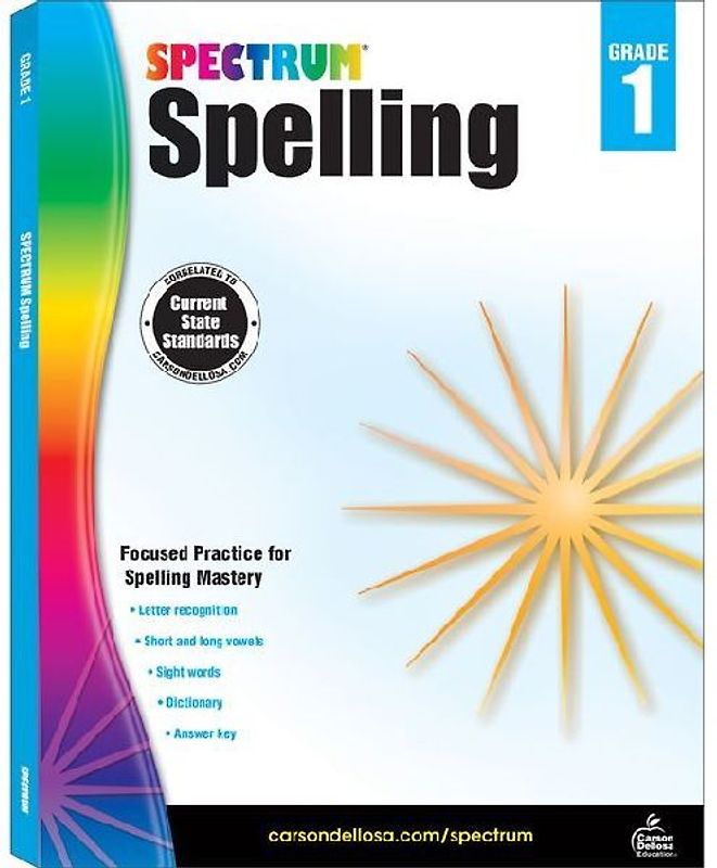 Spectrum Spelling, Grade 1