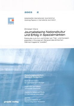 Journalistische Nationalkultur und Erfolg in Spezialmärkten