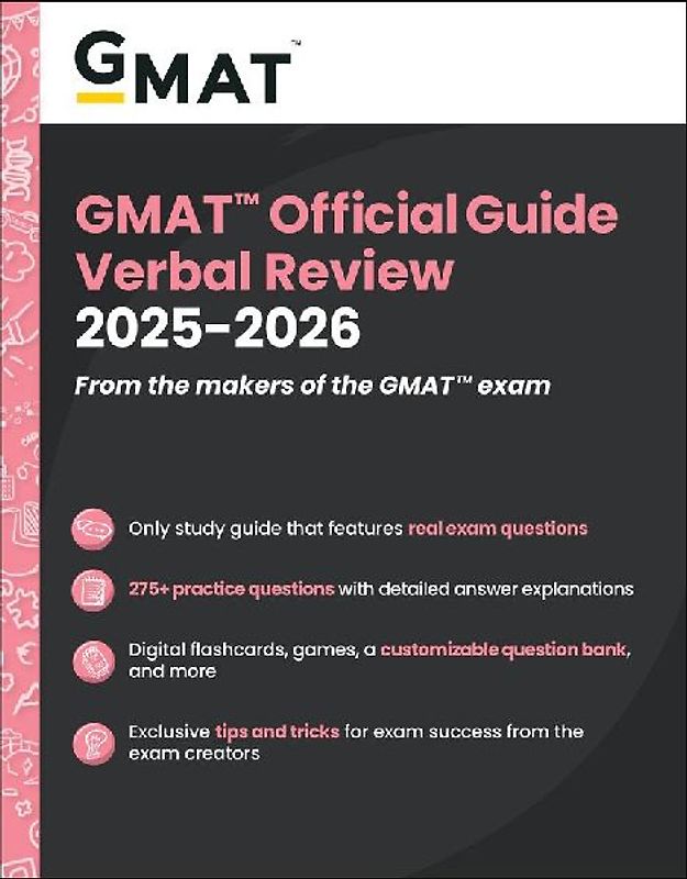 GMAT Official Guide Verbal Review 2025-2026