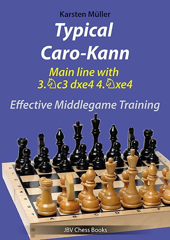 Typical Caro-Kann - Main line with 3.Sc3 dxe4 4.Sxe4