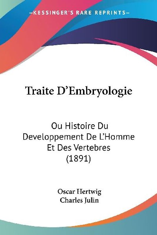 Traite D'Embryologie