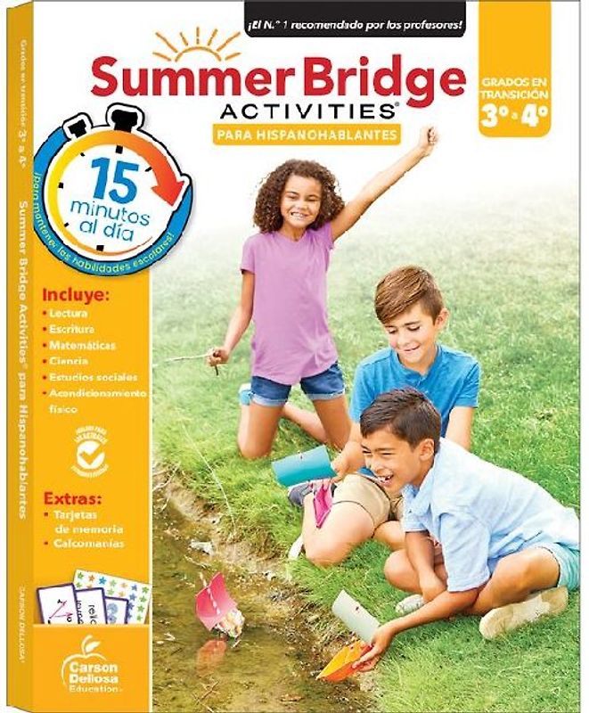 Summer Bridge Activities Spanish 3-4, Grades 3 - 4