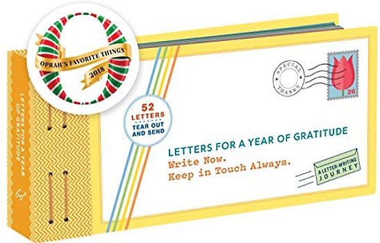 Letters for a Year of Gratitude: Write Now. Keep in Touch Always. (Gratitude Cards, Memory Book, Book of Kindness) (Letters To My)
