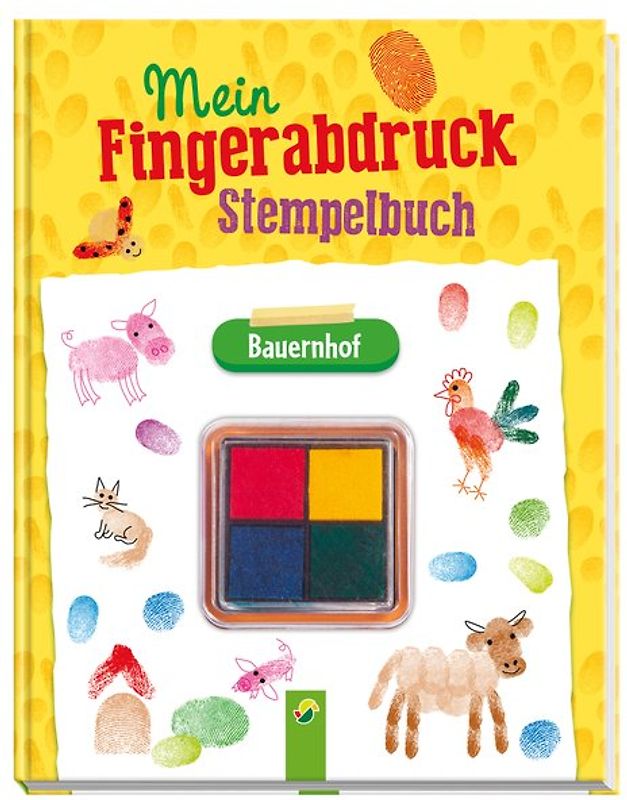 Mein Fingerabdruck-Stempelbuch Bauernhof