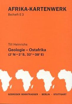 Afrika-Kartenwerk. Farbige Karten auf Speziallandkartenpapier. Dreisprachige Legenden / Serie E: Ostafrika (Kenya, Uganda, Tanzania) / Geologie - Ostafrika