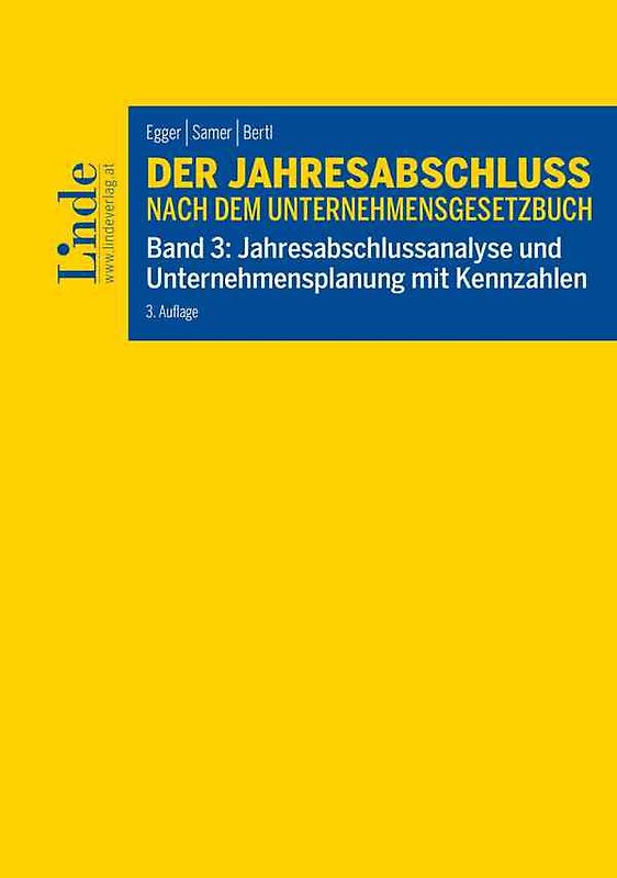 Der Jahresabschluss nach dem Unternehmensgesetzbuch, Band 3