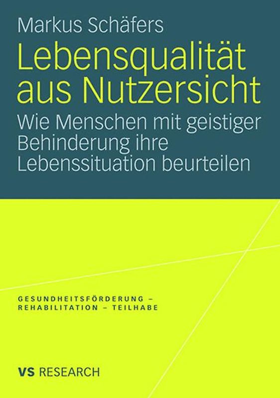 Lebensqualität aus Nutzersicht