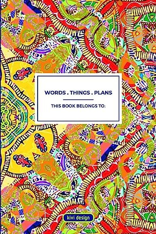 Words . Things . Plans VOLUME 2 – Softcover Notebook/Journal/Diary/Sketchbook with inspirational quotes