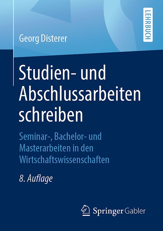 Studien- und Abschlussarbeiten schreiben