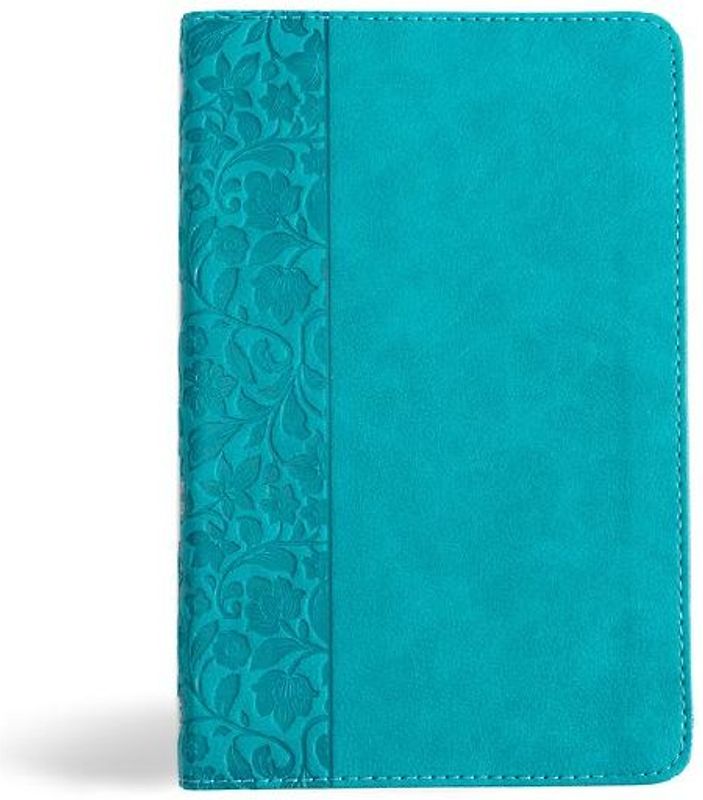 NASB Personal Size Bible, Teal Leathertouch