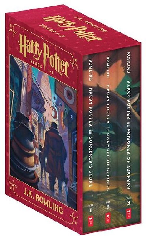 Harry Potter Paperback Box Set (Books 1-3)