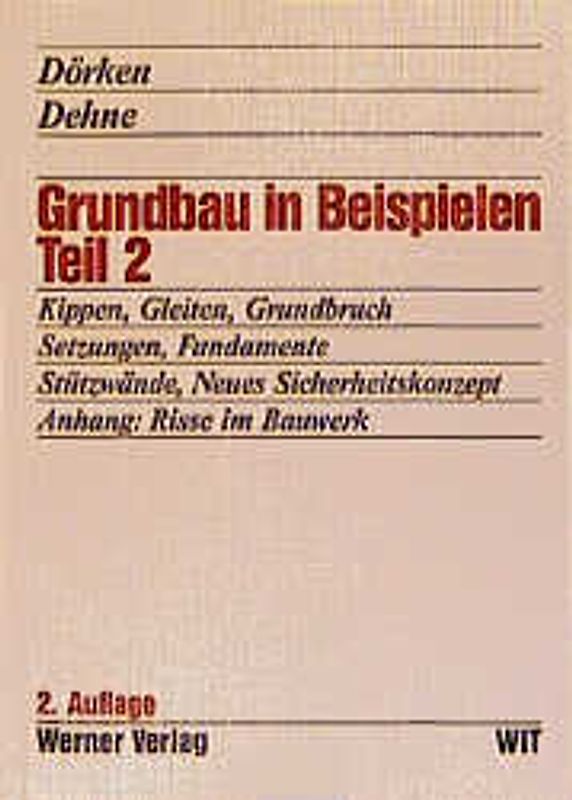 Grundbau in Beispielen