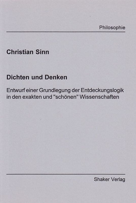 Dichten und Denken.
