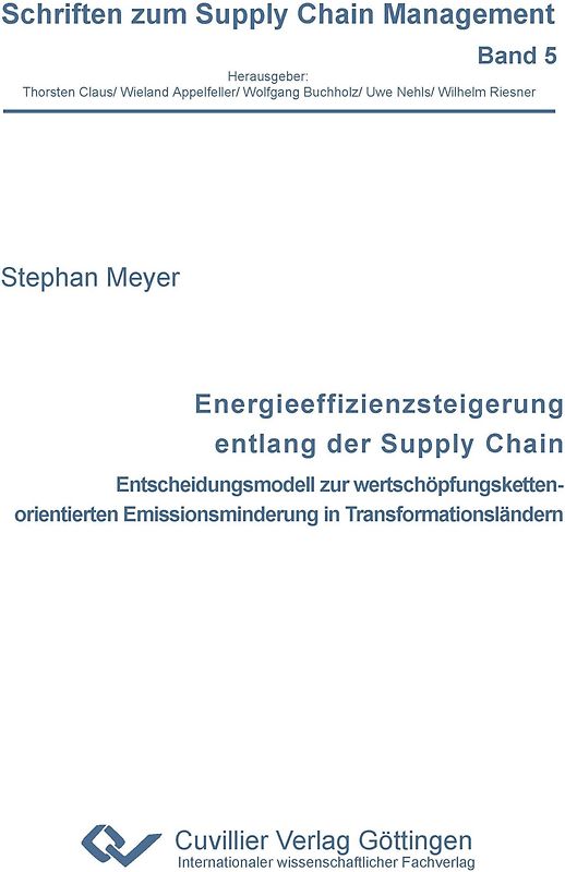 Energieeffizienzsteigerung entlang der Supply Chain