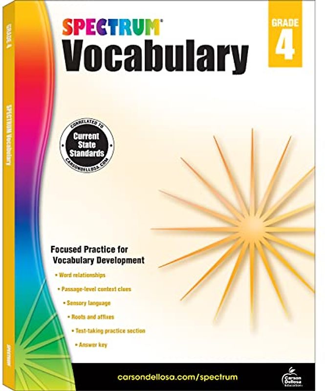 Spectrum Vocabulary, Grade 4