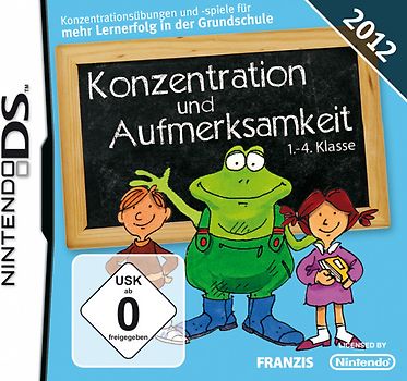 Konzentration und Aufmerksamkeit 1.-4. Klasse 2012 Nintendo DS