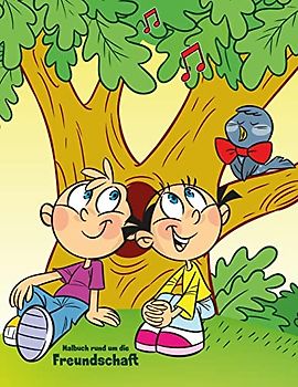 Malbuch rund um die Freundschaft 1