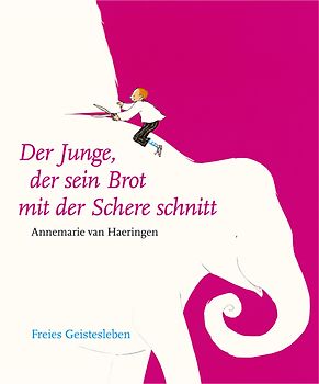 Der Junge, der sein Brot mit der Schere schnitt