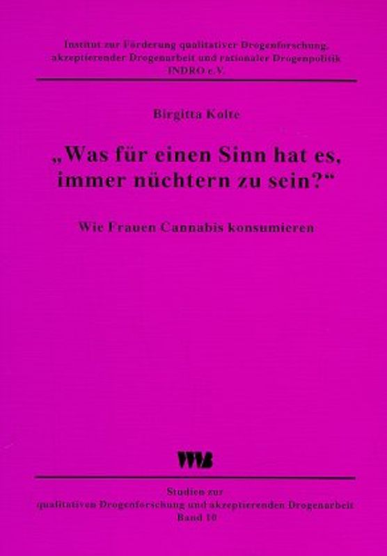 Was für einen Sinn hat es, immer nüchtern zu sein?