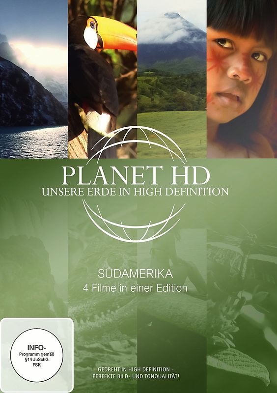 Planet HD - Unsere Erde in High Definition: Südamerika (4 Filme in einer Edition) DVD