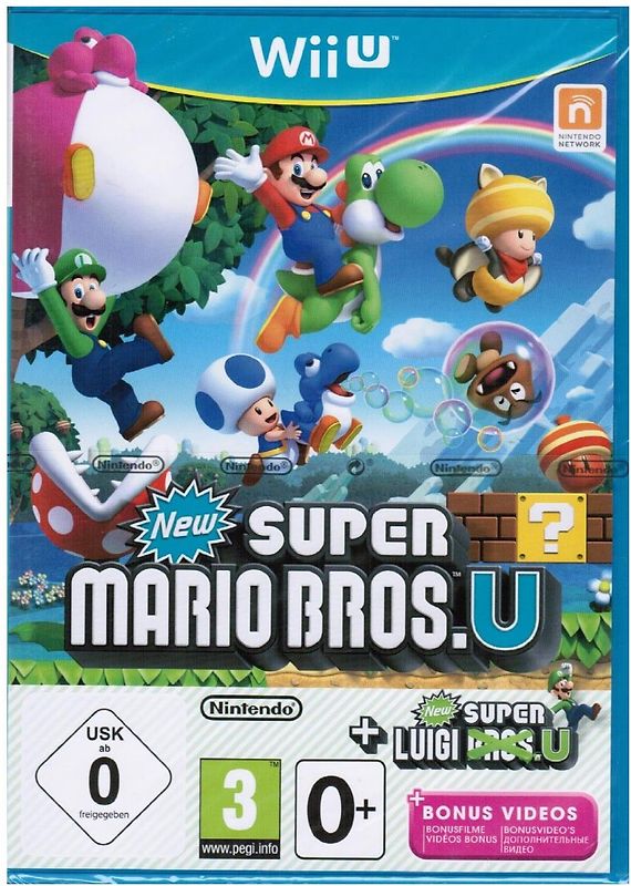 New Super Mario Bros. U + New Super Luigi Bros. U Nintendo Wii U