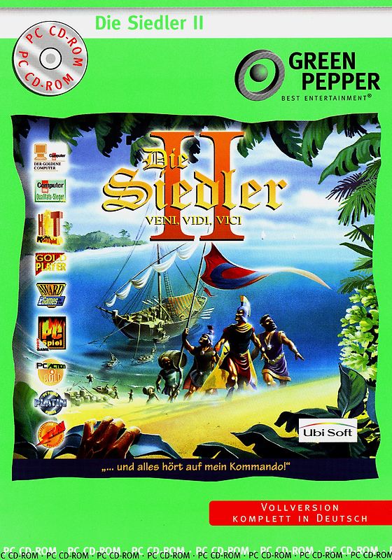 Die Siedler II: Veni, Vidi, Vici [Green Pepper] PC Spiele