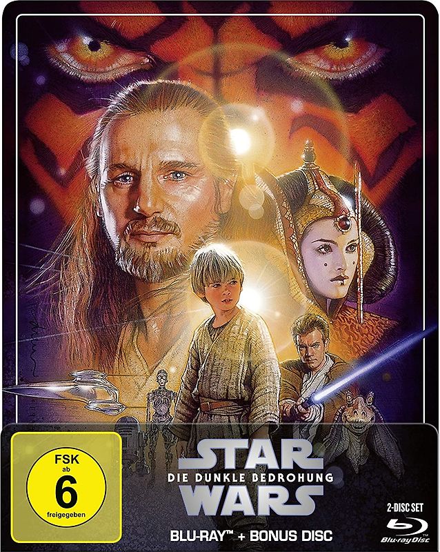 Star Wars: Episode I - Die dunkle Bedrohung [Steelbook, 2 Discs] Blu-ray Disc