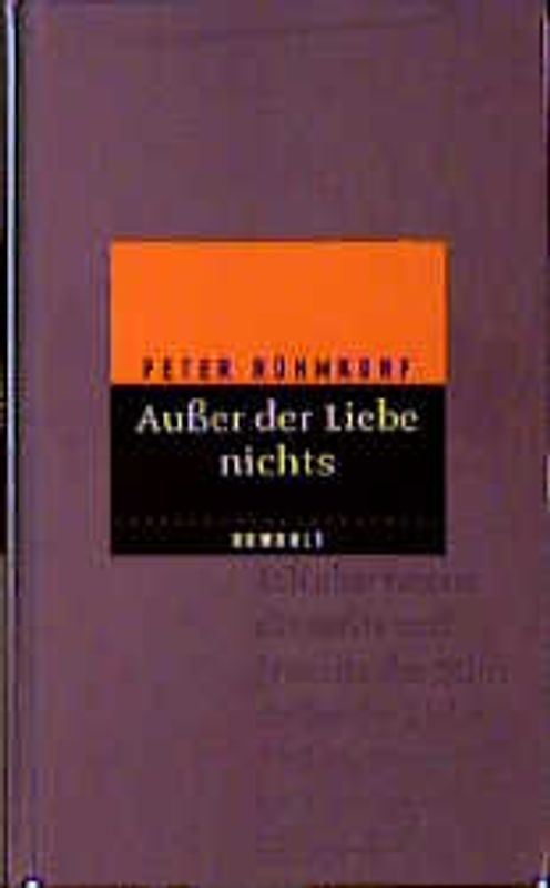 Außer der Liebe nichts