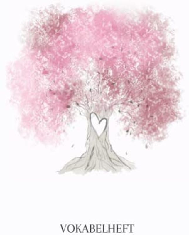 Vokabelheft: Vokabelheft, 60 Seiten mit je 3 Spalten, A5