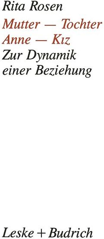 Mutter — Tochter, Anne — Kiz