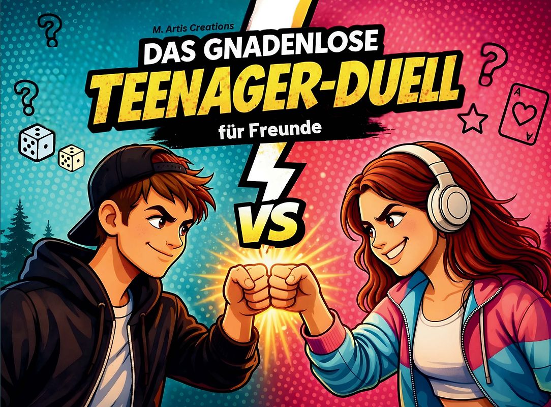Das gnadenlose Duell-Buch für Teenager - 1 gegen 1 Spiele für Teenies