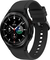 Samsung Galaxy Watch 4 Classic 46 mm Boîtier acier inoxydable noir Bracelet silicone noir [Wi-Fi]