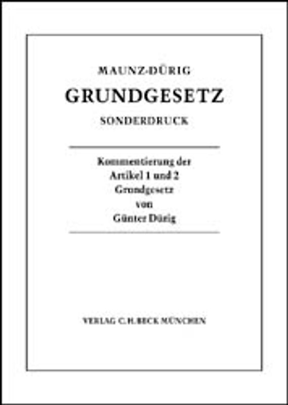 Grundgesetz Sonderdruck