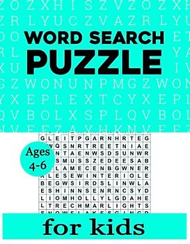 Word Search Puzzles for Kids Ages 4-6: Educational Puzzles with 1000 Words , Theme Pictures