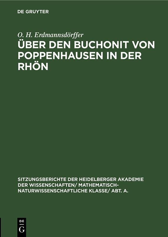 Über den Buchonit von Poppenhausen in der Rhön