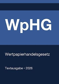 WpHG - Wertpapierhandelsgesetz (Deutschland) 2026