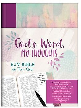 God's Word, My Thoughts KJV Bible for Teen Girls