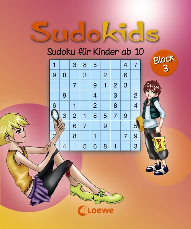 Sudoku für Kinder ab 10, Block 3