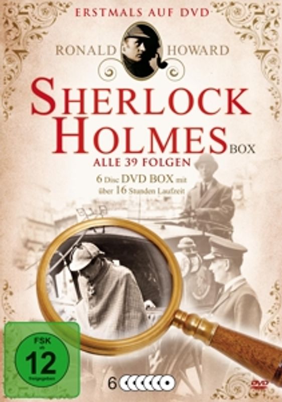 Sherlock Holmes Box - Alle 39 Folgen [6 Discs] DVD