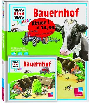 WAS IST WAS Junior Set: Bauernhof Buch & Hörspiel-CD
