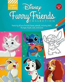 Disney Furry Friends Collection: Featuring All Your Favorite Disney Animals, Including Stitch, Thumper, Rajah, Lady, and More! (Learn to Draw)